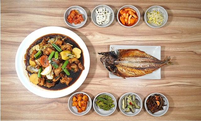 Andong-style Braised Chicken Set Menu 1