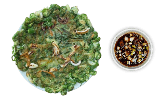 Pan-fried Pancake with Chopped Pepper 1