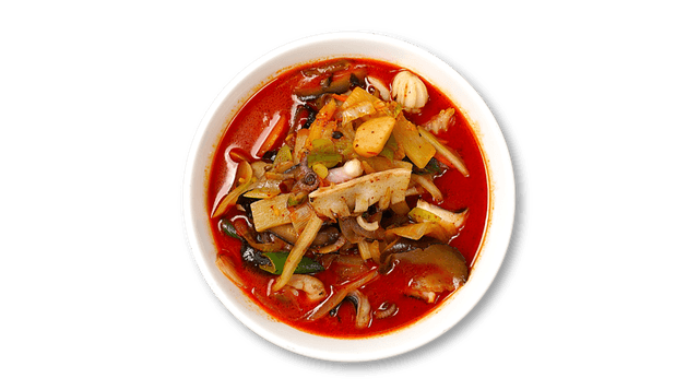 Zuppa di tagliatelle ai frutti di mare piccanti Premium 1