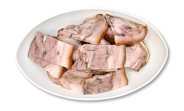 Boiled Pig's Head Meat Slices 1