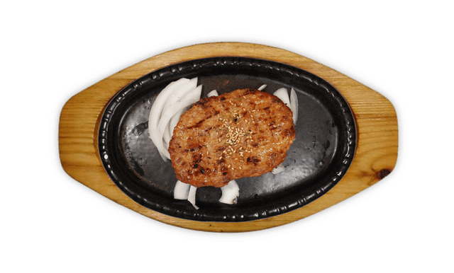 Grilled Handmade Meat Patty with Garlic 1