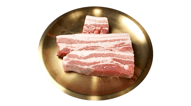 เซ็ตเมนูคู่ (หมูสามชั้นทั้งชิ้น 2 ที่) 1