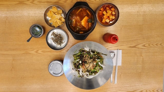 Syrové ryby Bibimbap 1