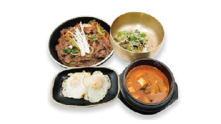 Koreansk oksebulgogi-sætmenu 1