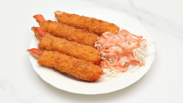 Deep-Fried Snow Crab Leg Flesh 1