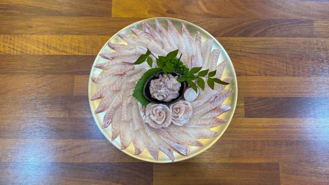 Menu fisso Orata cruda a fette 2