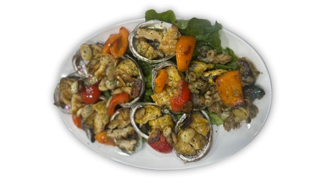 Butter-grilled Abalone 1