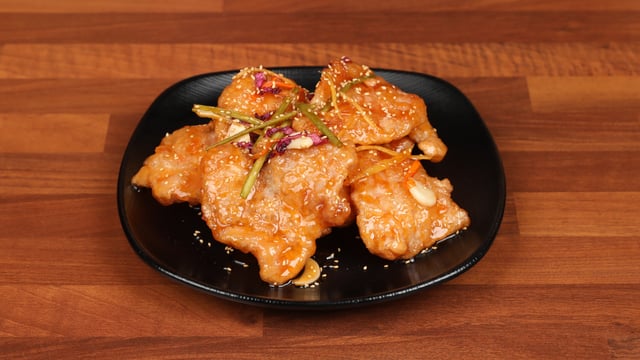 Sweet and Sour Pork in Sweet Rice Batter 1