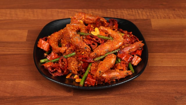 Spicy Stir-fried Prawn 1