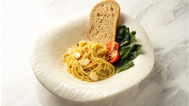 Aglio e Olio makaronai 1