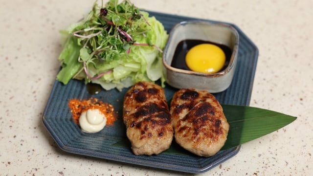 Minced Chicken and Pork Skewers 1