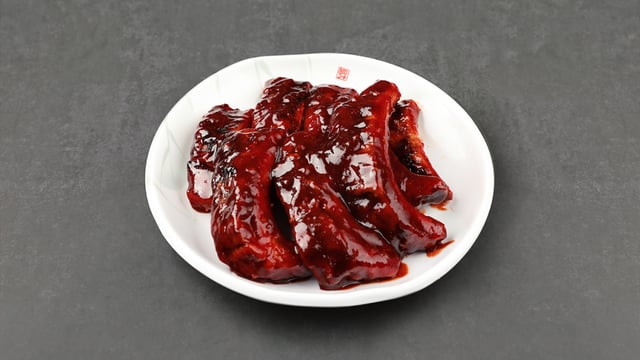 Grilled Barbecued Pork Rib 1
