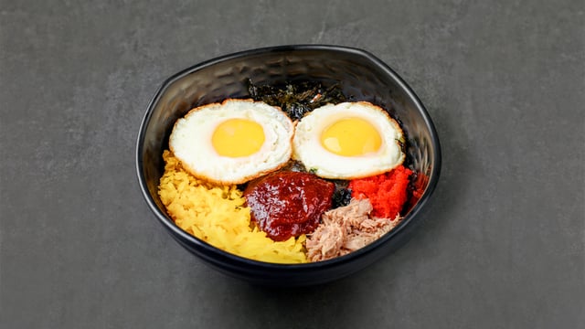 Seasoned Egg Rice Bowl 1