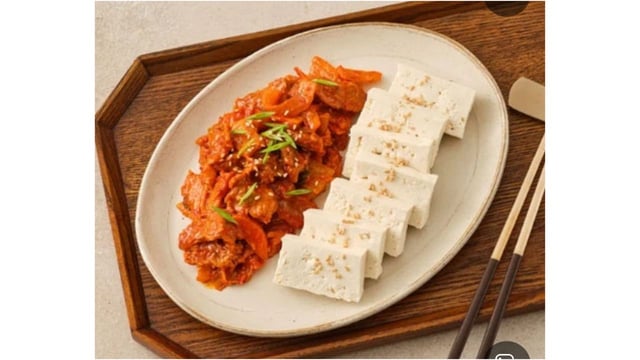Caș de fasole cu Kimchi amestecat 1