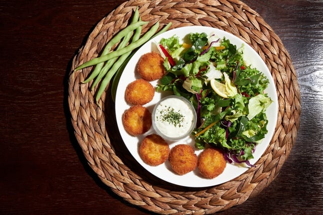 Minced Shrimp Croquette Salad 1