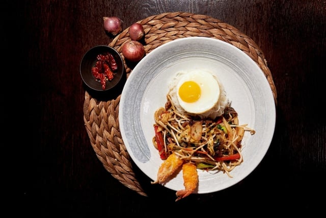 Basil Beef Rice Noodles 1
