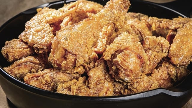 Frango marinado com molho de soja e doce 1