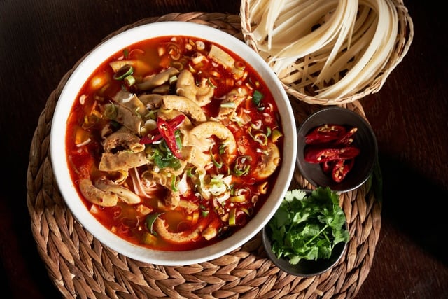 Beef Small Intestines and Rice Noodle Soup 1