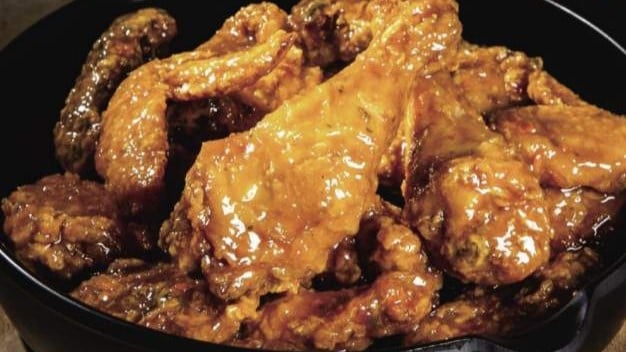 Frango com caril e mel 1