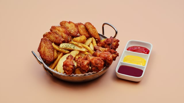 布法罗辣鸡翅套餐 1