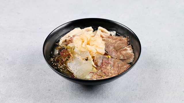 Cold Beef Soup Rice 1