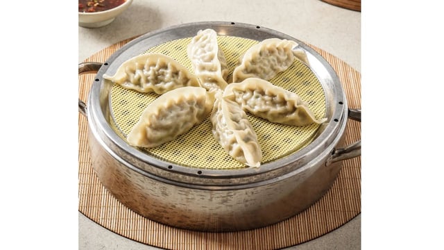 Pierogi z kozą gotowane na parze 1