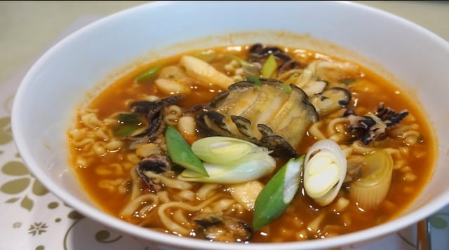 Ramyun makanan laut 1