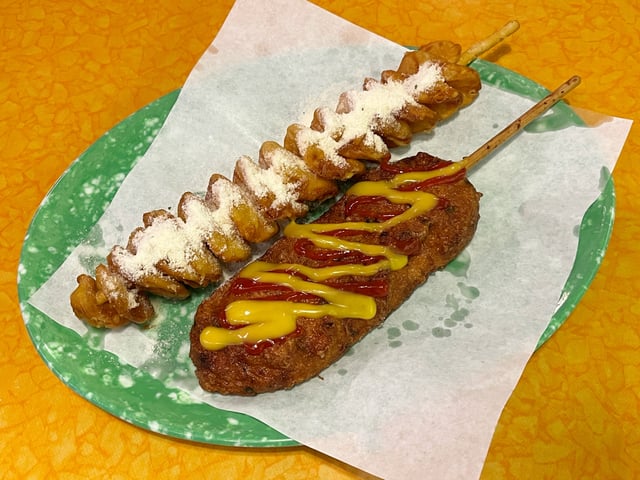 Octopus Fishcake Bar + Tornado Potato 1