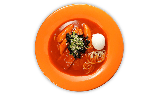 Tteokbokki med seige nudler 1
