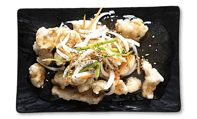 Maiale fritto con salsa agrodolce 1