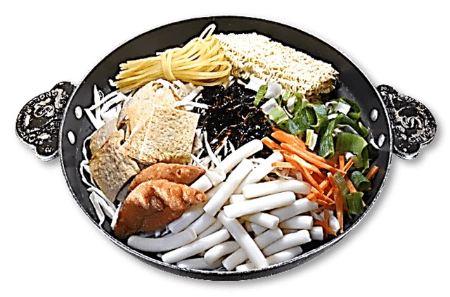 Black Bean Sauce Tteokbokki (Spicy) 1