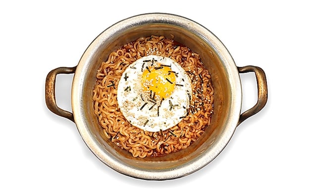 Ramyun mit Hühnerfleischgeschmack 1