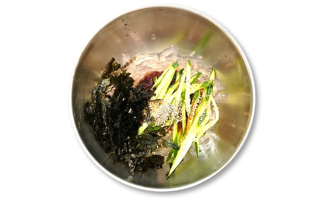 Agar-agar Seaweed Jelly in Soy Sauce Seasoning 1