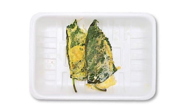 Pan-fried Battered Perilla Leaves 1