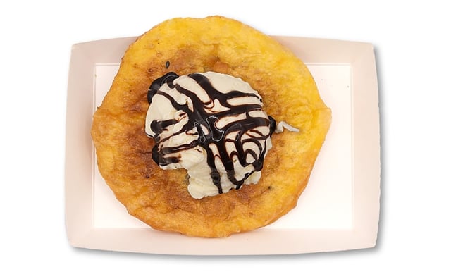 Ice Cream Topped Korean Sweet Pancake 1