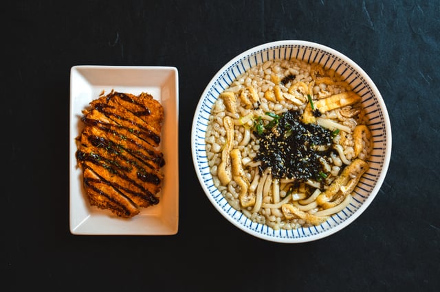 Udon + Pork Sirloin Cutlet 1