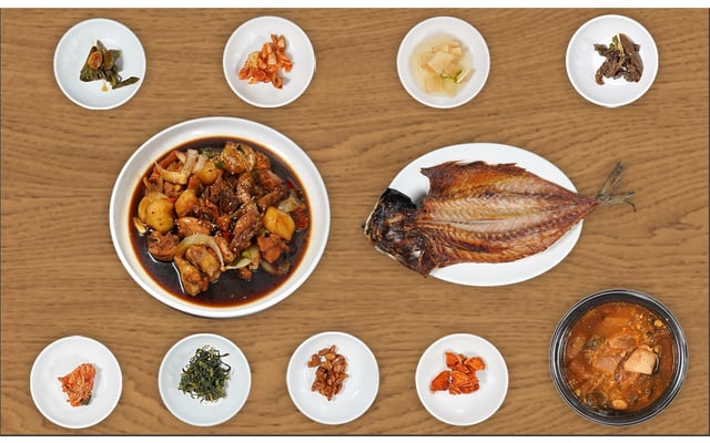 Andong-style Braised Chicken Set Menu 1
