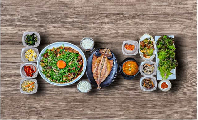Menu de Frango Refogado à moda de Andong 1