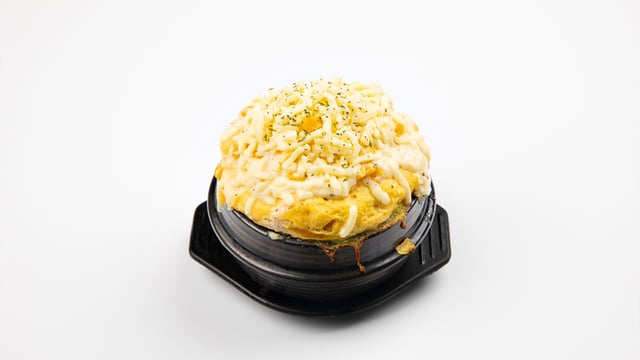 Steamed Eggs with Corn and Cheese 1