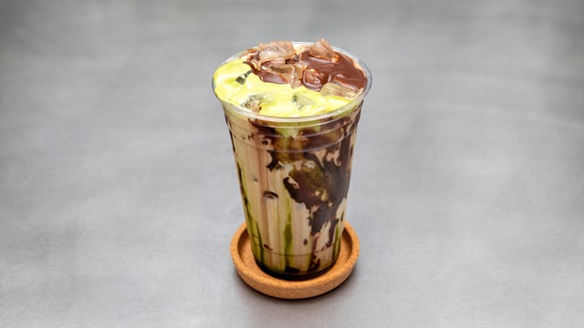 Choco Matcha Latte 1