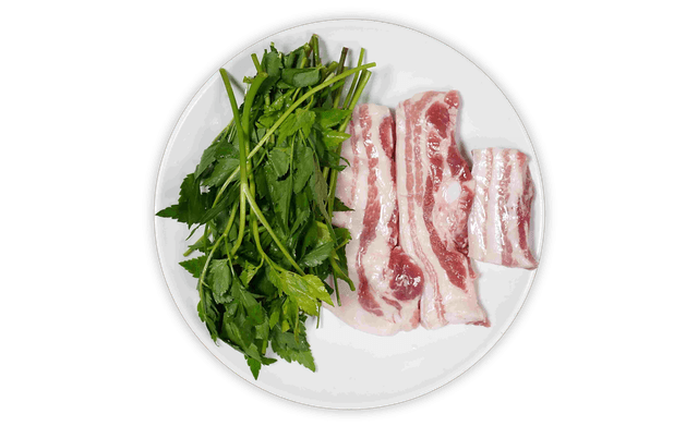 Panceta de Porc amb Minari de Cheongdo 1