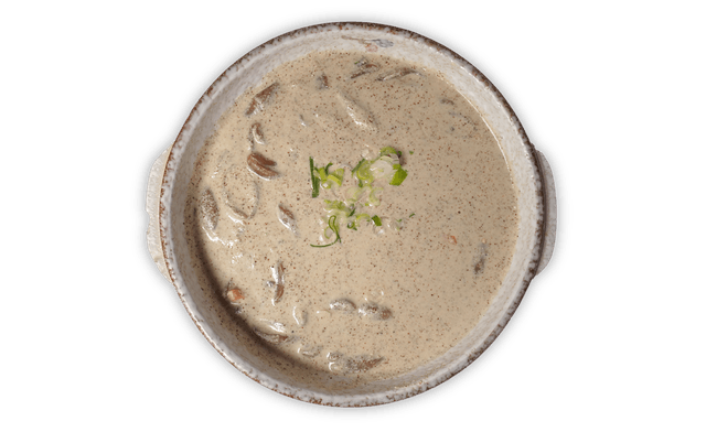 Handgezogene Teigsuppe mit Perilla-Samen 1