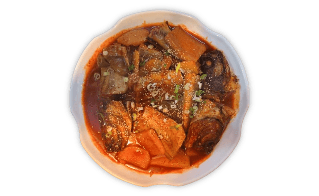 Braised Octopus and Half-dried Pollack 1