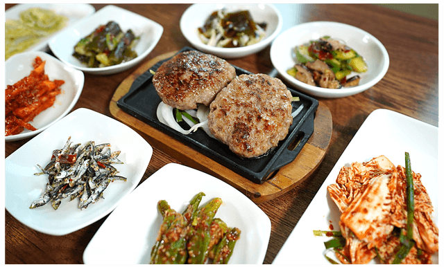 Grilled Meat Patties Set Menu 1