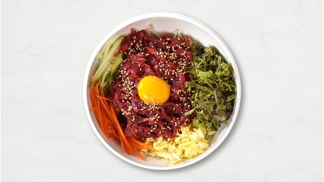 Bibimbap con Tàrtar de Vedella 1
