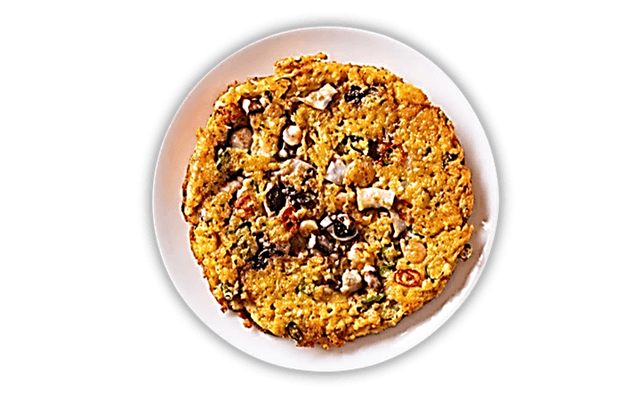 سی فوڈ کے ساتھ مونگ دال پین کیک 1
