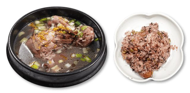 Zuppa di pollo di veccia mariana e ginseng 1
