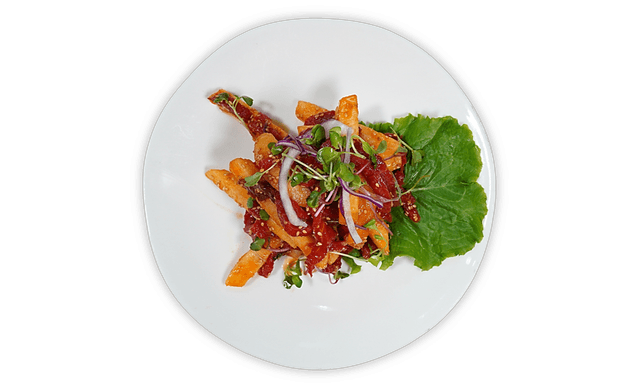 Spicy Garlic Seasoned Raw Beef (Beef Tartare) 1