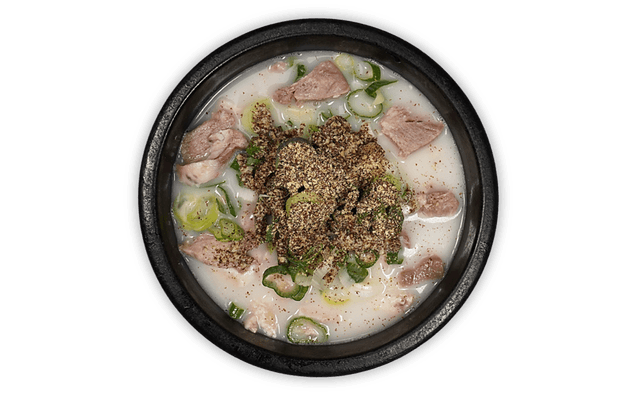 Schweinefleisch-Reis-Suppe 1