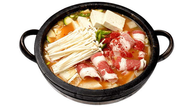 หม้อไฟเต้าเจี้ยวพร้อมเนื้ออกวัว 1